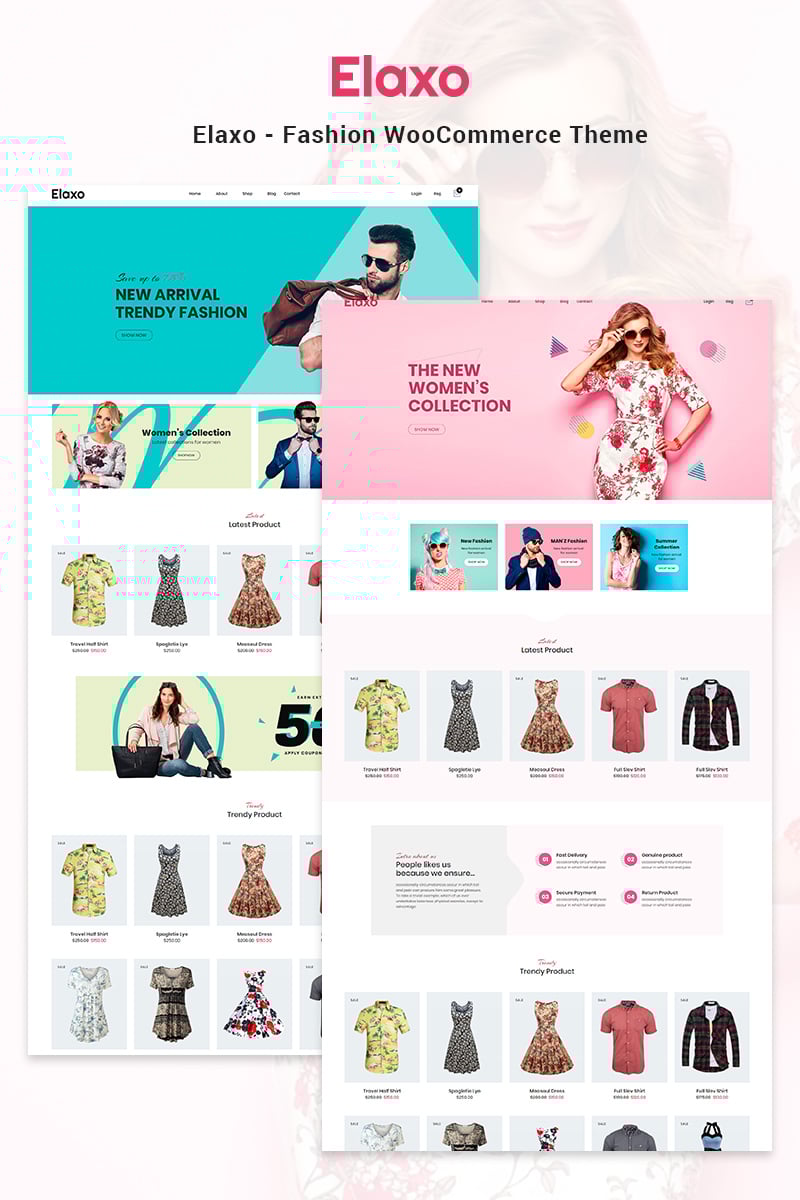 Elaxo - Fashion WooCommerce Theme