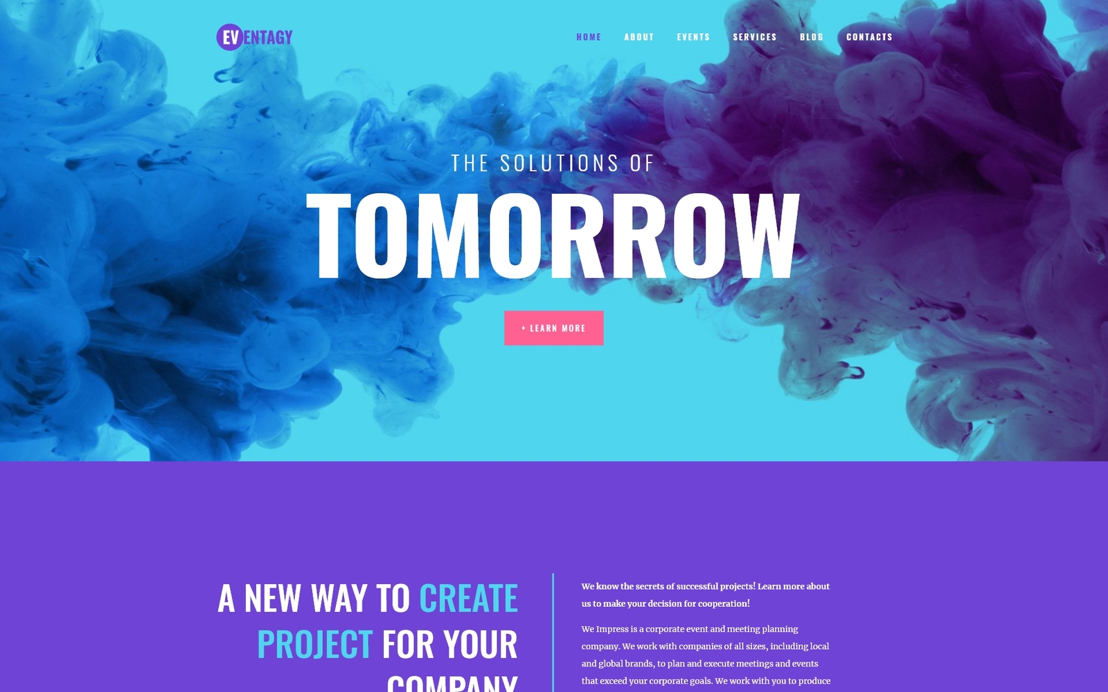 Eventagy - Event Agency WordPress Elementor Theme WordPress Theme