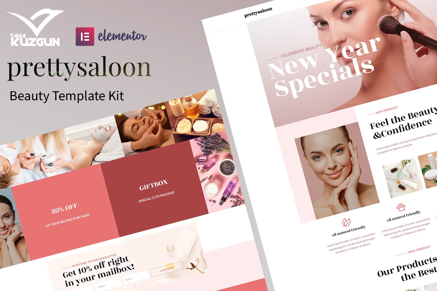 PrettySaloon Beauty Elementor Kit
