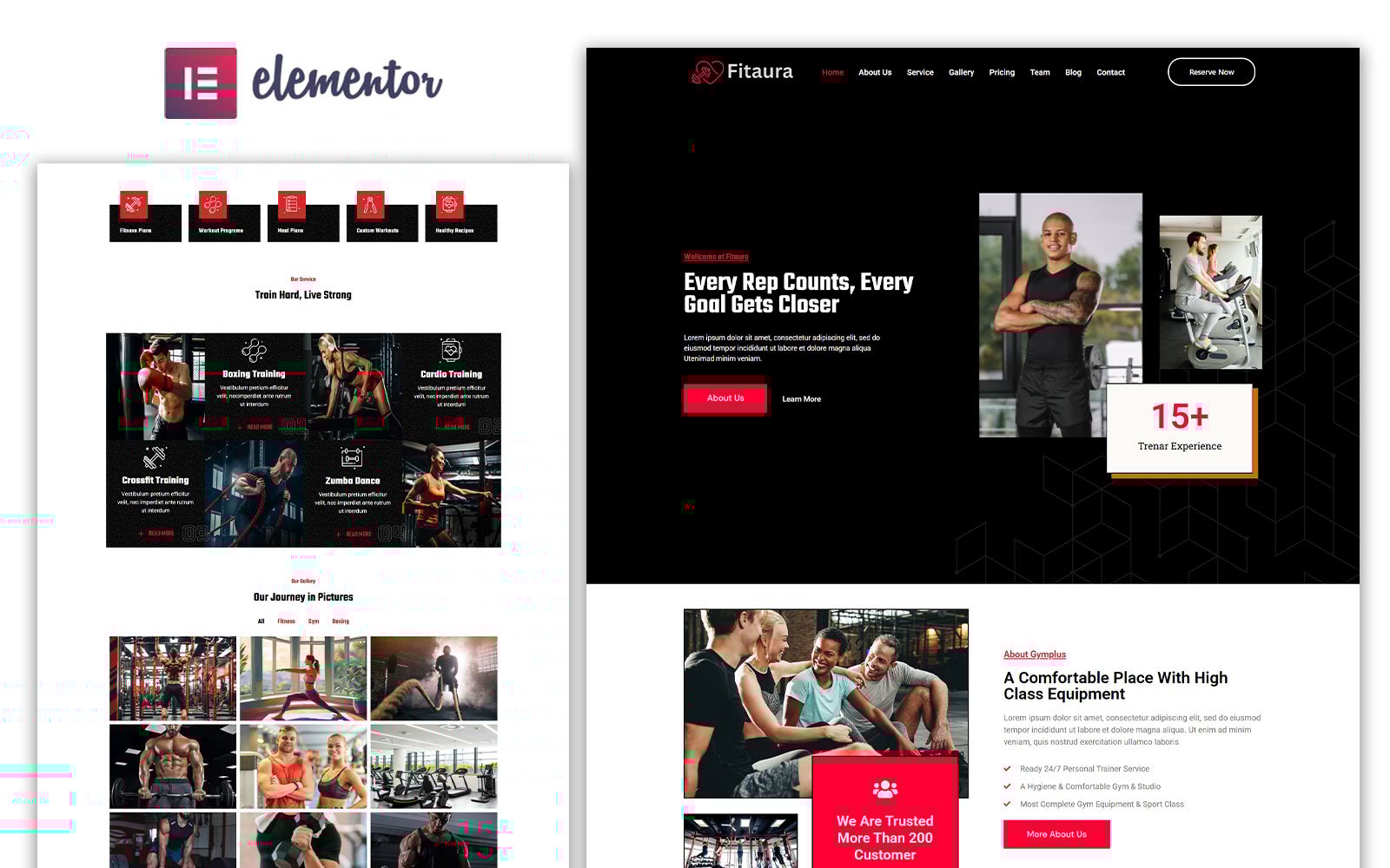 Fitaura - Gym & Fitness WordPress Theme