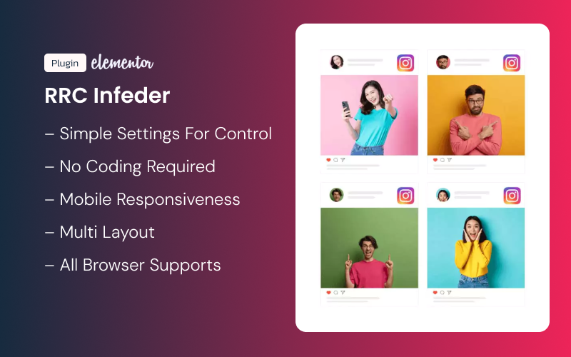 RRC Infeder – Powerful Instagram Feed Plugin for WordPress Elementor WordPress Plugin