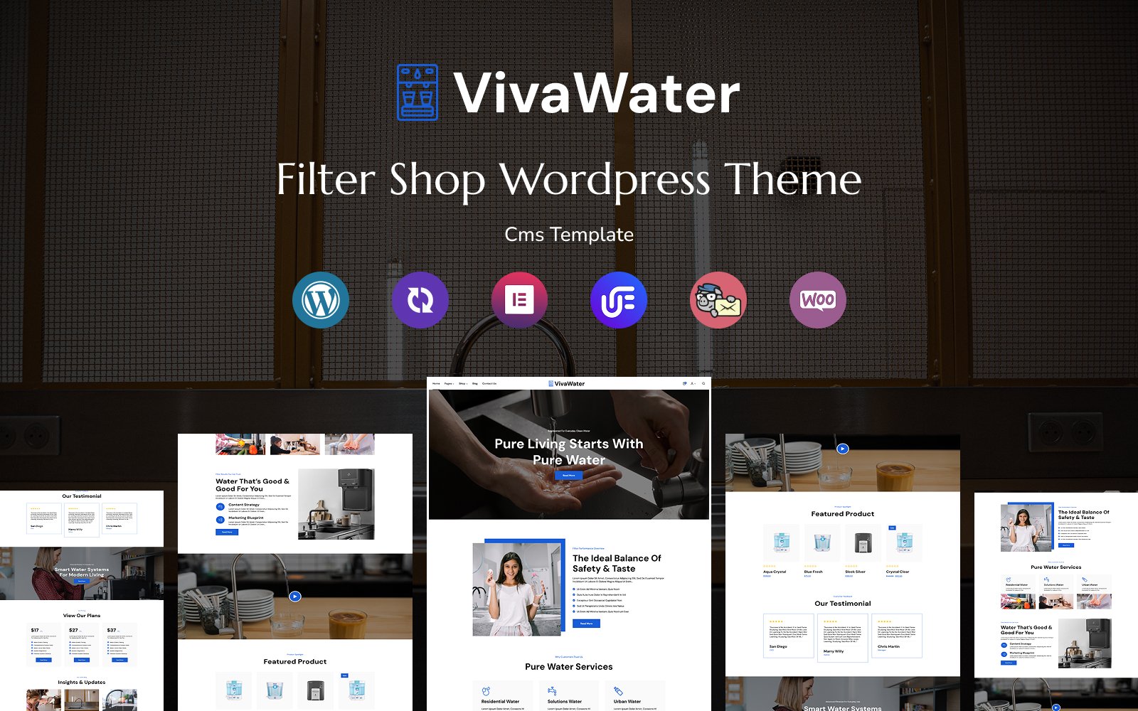 VivaWater - Filter Shop Multipurpose Responsive WordPress Theme