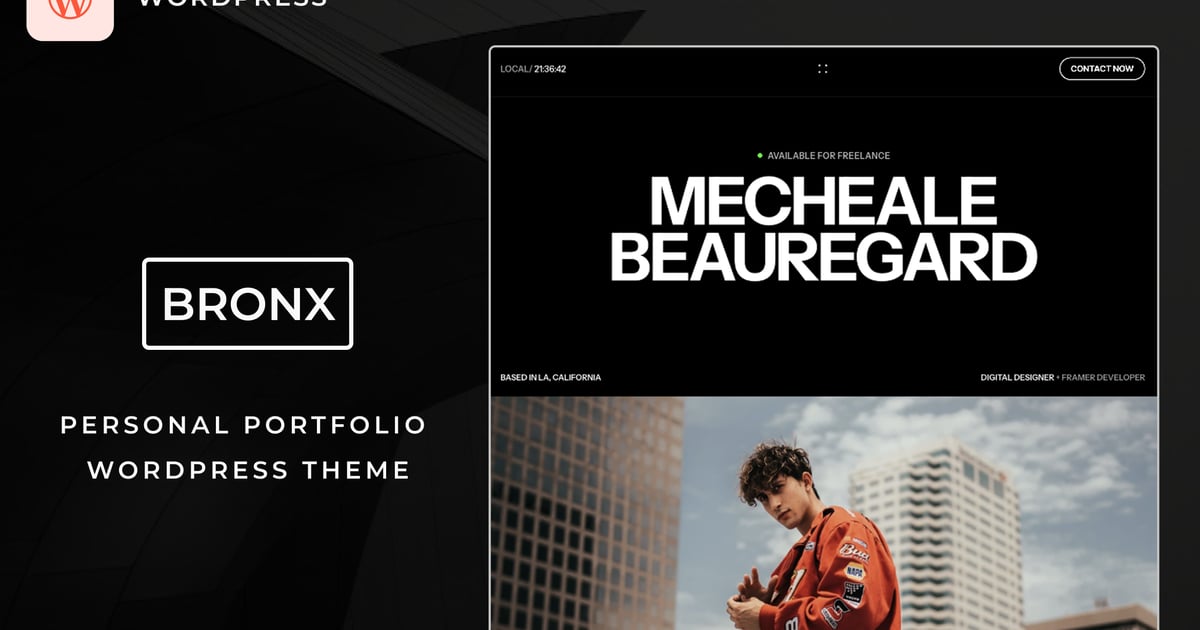 Bronx | Portfolio WordPress Theme