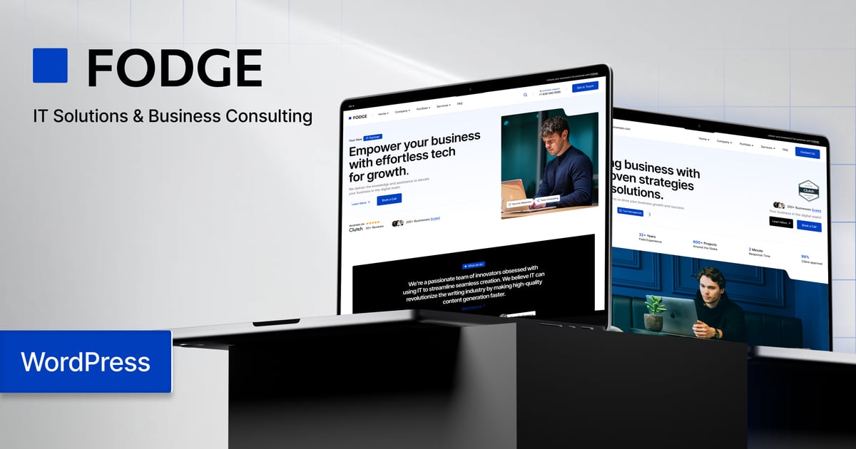 Fodge Business IT Solutions WordPress Theme