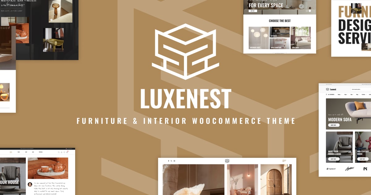 LuxeNest - Furniture & Interior WooCommerce WordPr