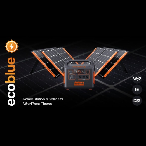 EcoBlue - Power Station & Solar Kits WordPress Theme