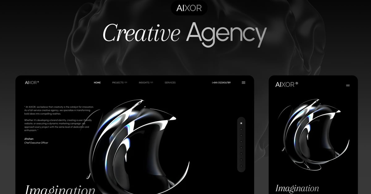 Aixor Marketing Agency WordPress Theme