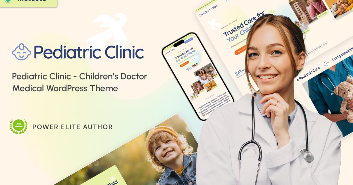 Pediatric Clinic - Children’s Doctor Medical Theme