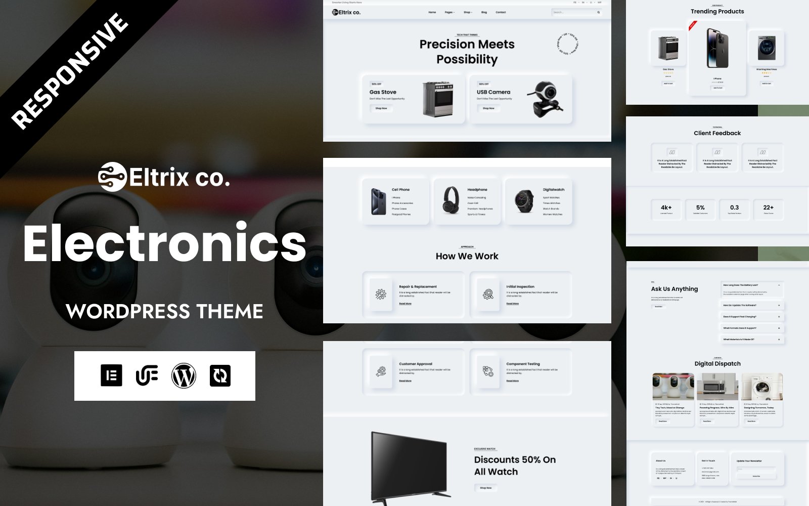 Eltrix co. - Electronic, Gadget & Technology Multipurpose WooCommerce WordPress Elementor Theme WooCommerce Theme