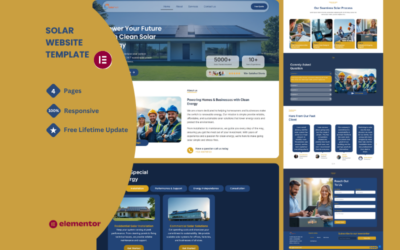 Solar-Energy-Website-Template Elementor Kit