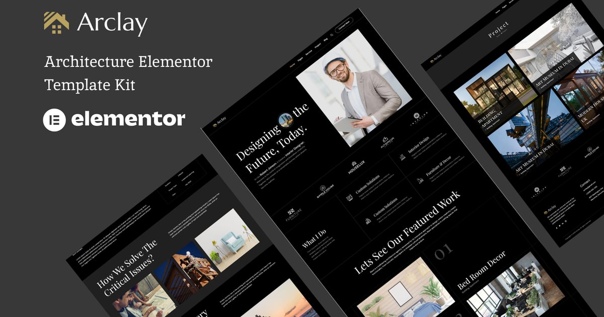 Arclay – Architecture Elementor Template Kit
