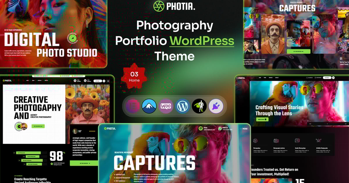 Photia - Photography Portfolio WordPress Theme
