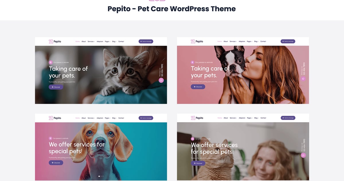 Pepito - Pet Care WordPress Theme