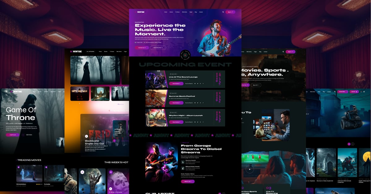 OTT Platform & Video Streaming WordPress Theme