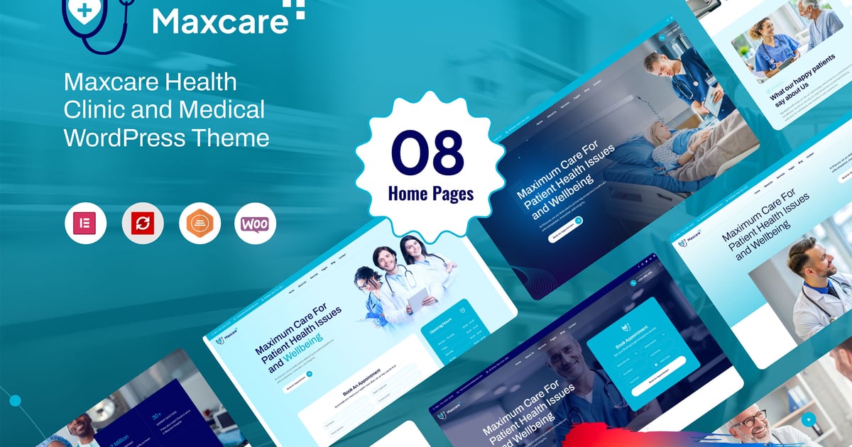 Maxcare - Health & Medical WordPress Theme