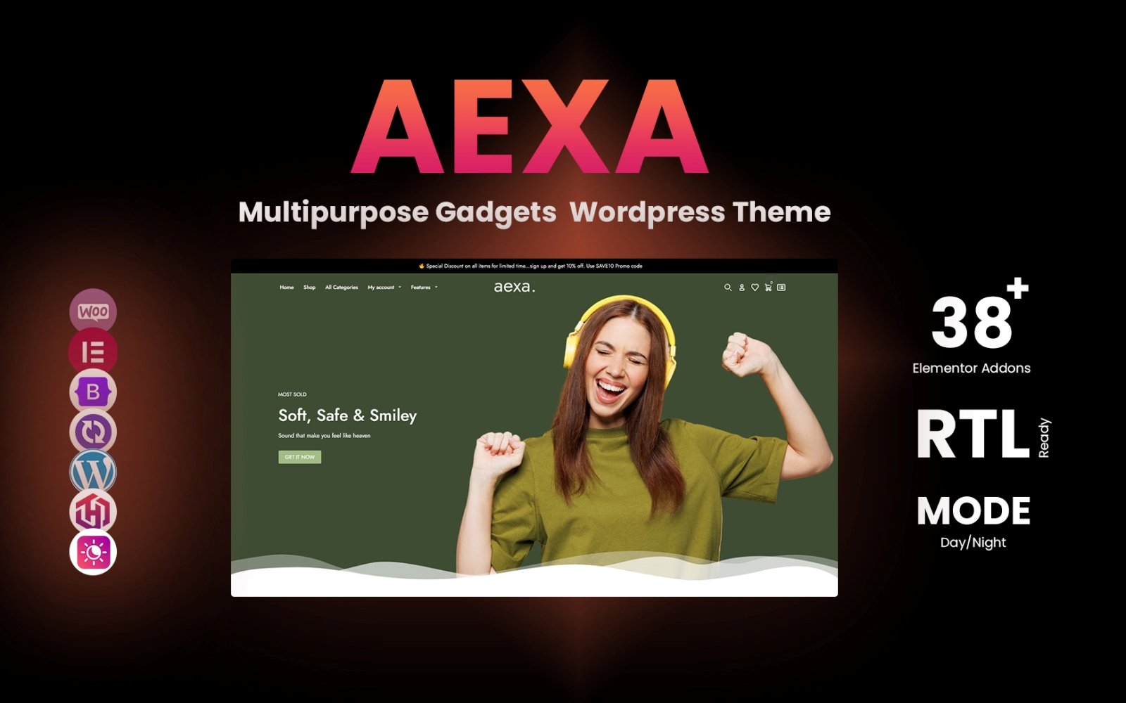Aexa – Multipurpose Gadgets WordPress WooCommerce Theme