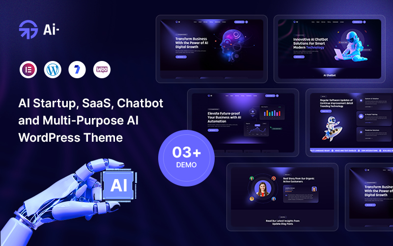 AI - AI SaaS Startup & AI Technology WordPress Theme