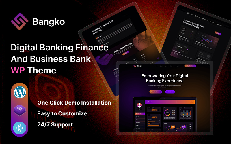 Bangko – Digital Banking Finance & Business Bank WordPress Theme