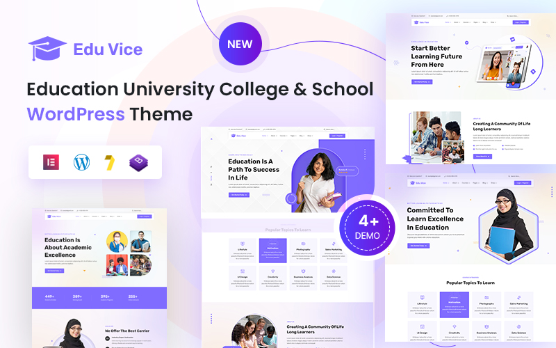 Edu-vice – Education, University, College & School WordPress Theme
