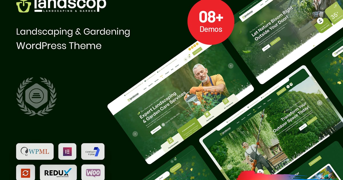 Landscop - Landscaping & Gardening WordPress Theme