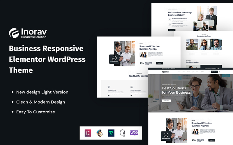 Inorav - Business Responsive Elementor WordPress Theme