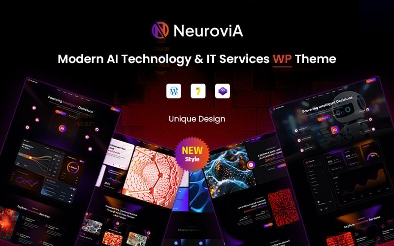 Neurovia – AI Network & Technology Agency WordPress Theme