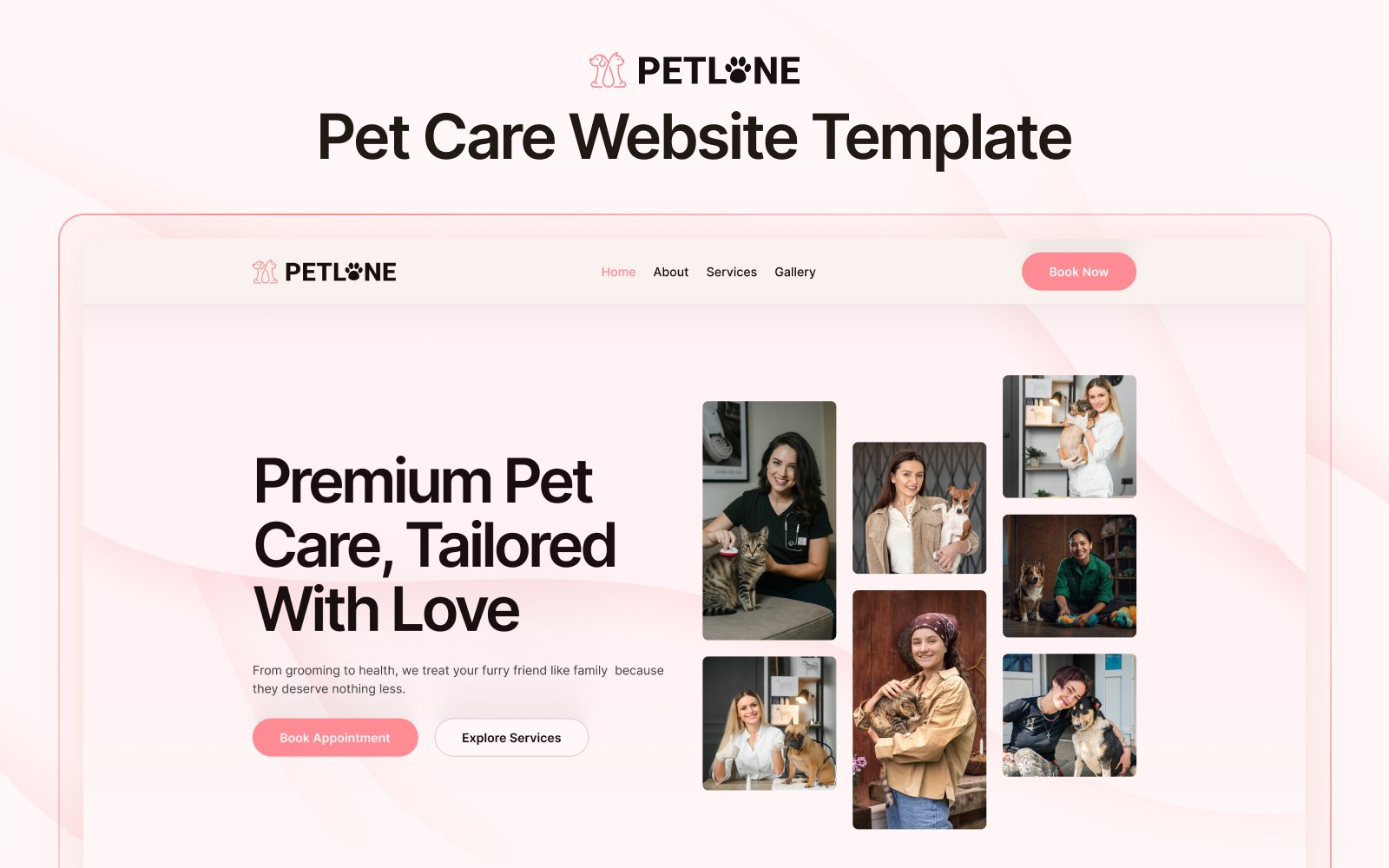 Petlone – Premium Pet Care Elementor Template Elementor Kit