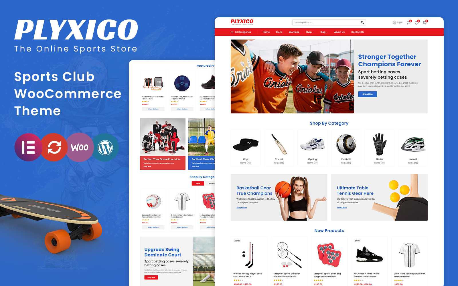 Plyxico - Sports, Gaming & Fitness Store WooCommerce Theme