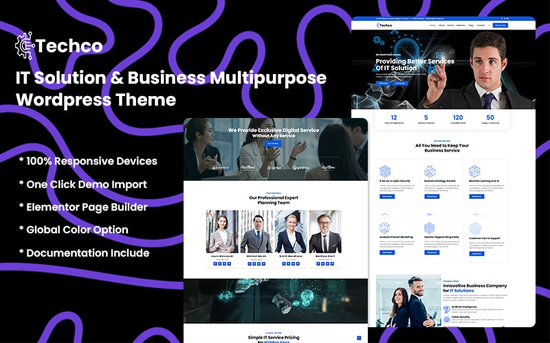 Techco - IT Solution & Business Multipurpose WordPress Theme