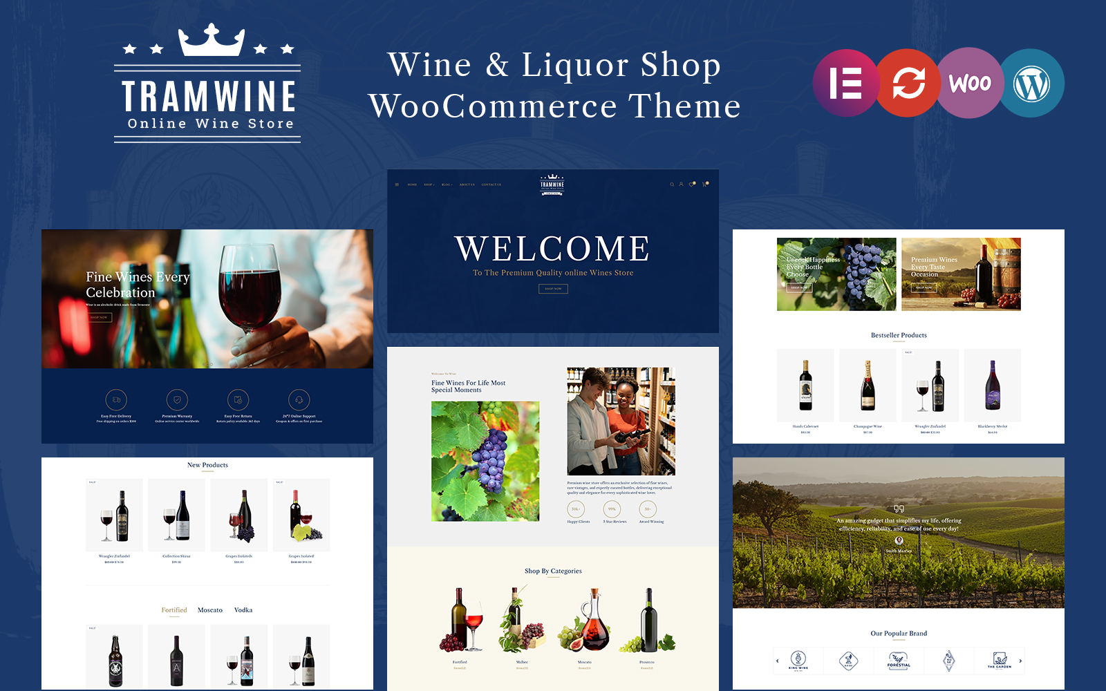 Tramwine - Liquor & Wine Shop WooCommerce Theme