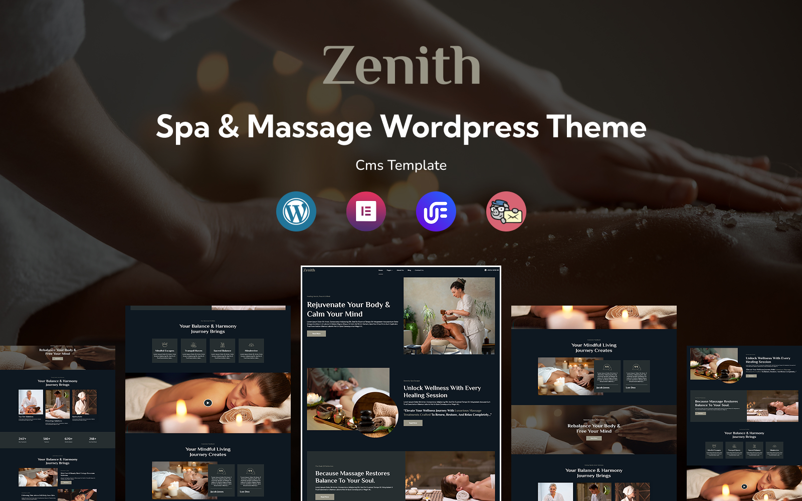 Zenith - Spa And Massage Multipurpose Responsive WordPress Theme