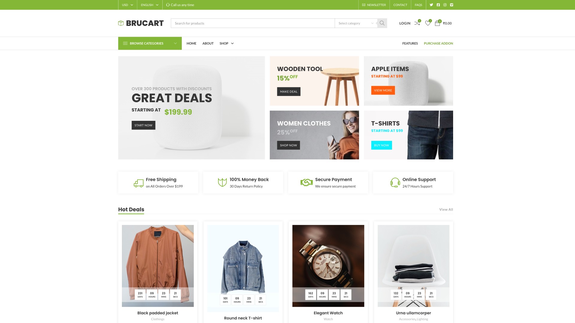 Brucart Theme by BricksUltimate